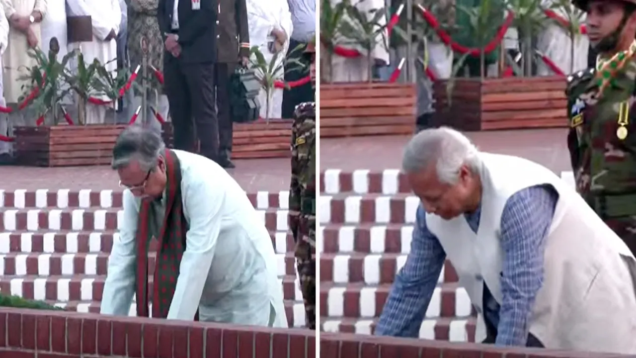 স্মৃতিসৌধে রাষ্ট্রপতি ও প্রধান উপদেষ্টার শ্রদ্ধা...