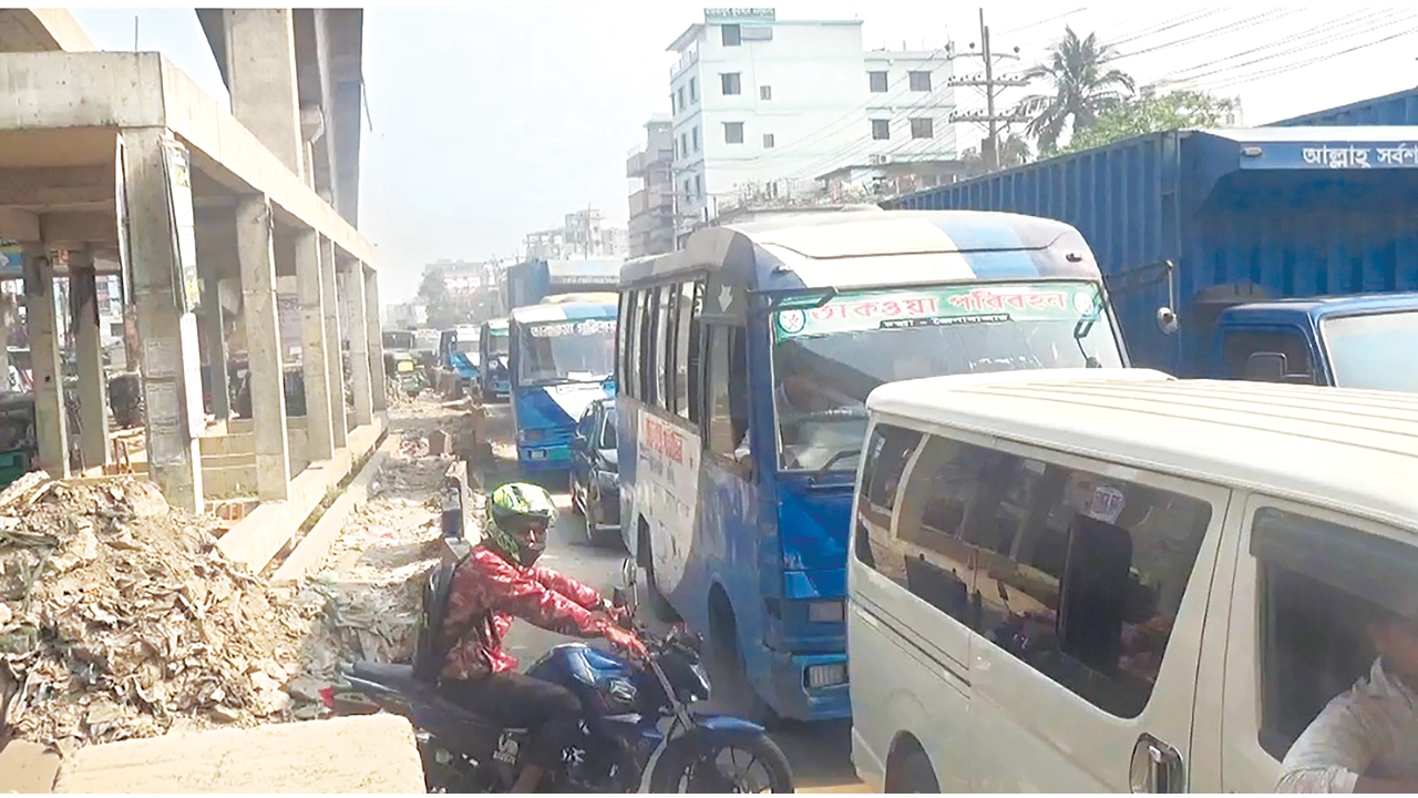 ঈদযাত্রায় বিআরটি প্রকল্প ভোগাচ্ছে এবারও...