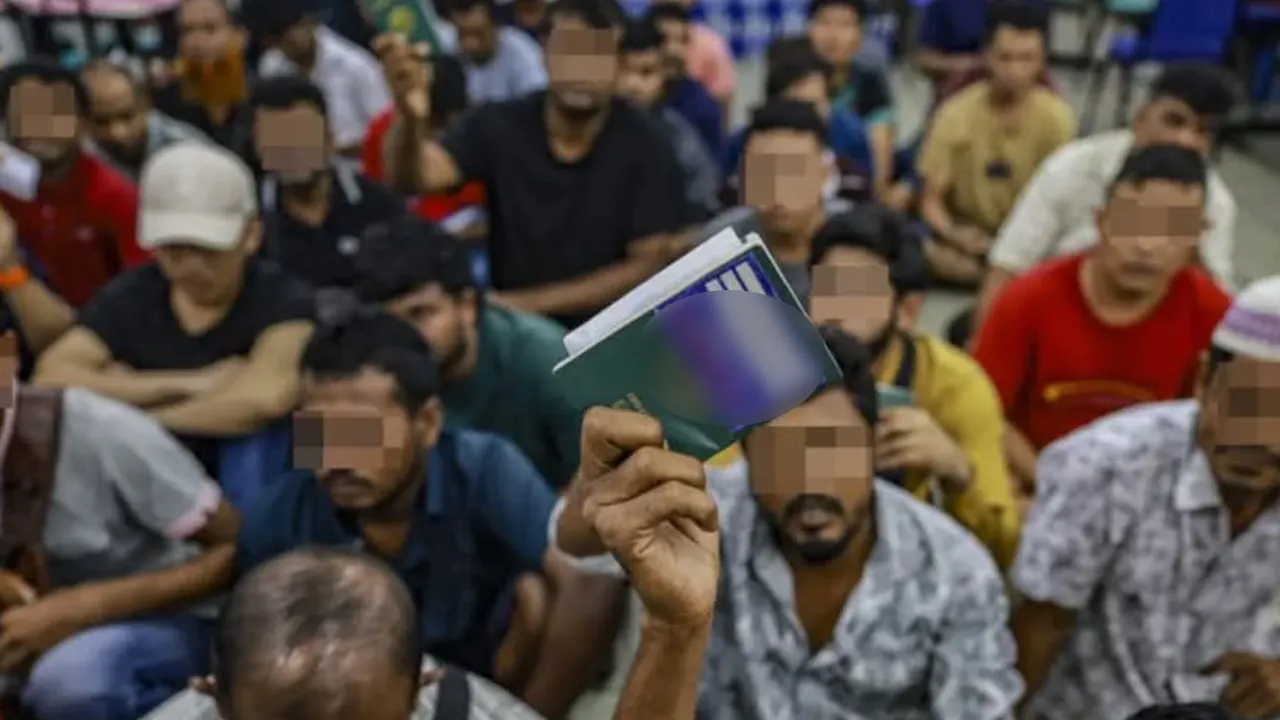 মালয়েশিয়ায় বাংলাদেশিসহ অবৈধ ৫০৬ শ্রমিক আটক...
