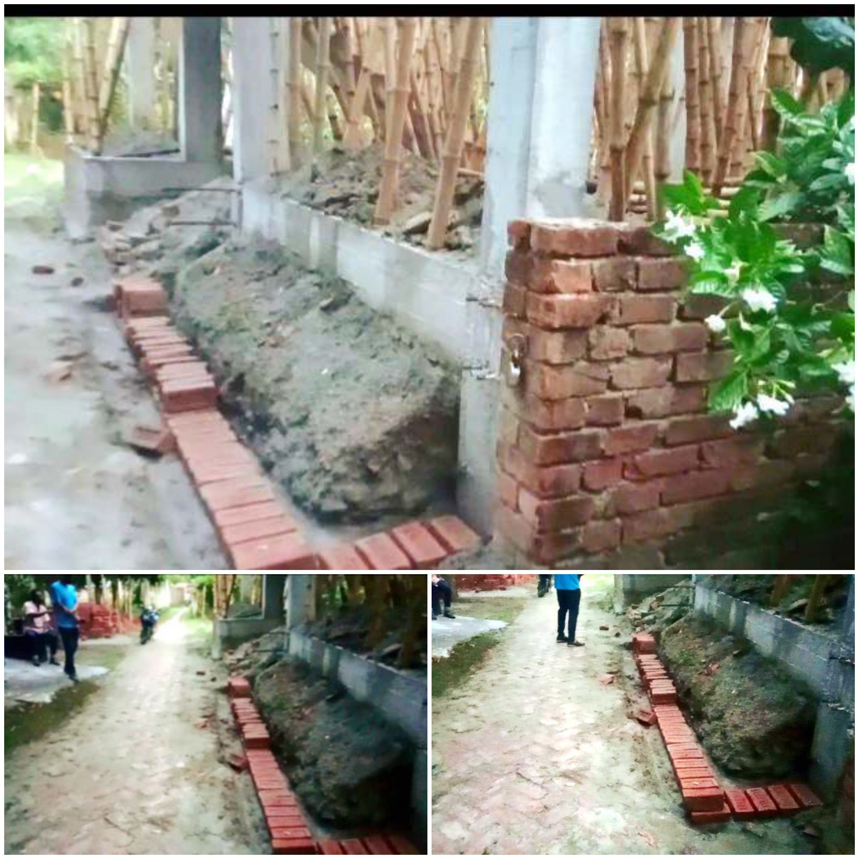 লোহাগড়ায় পৌরসভার রাস্তা দখল করে বিল্ডিং নির্মাণে...
