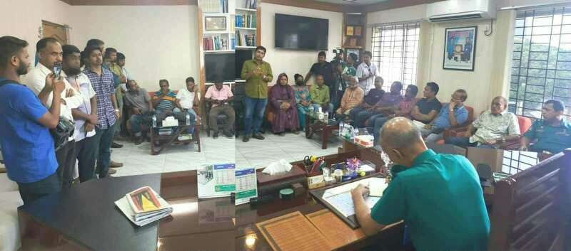 রংপুরে গণমাধ্যমকর্মীদের মিট দ্যা পুলিশ কমিশনার কর্...