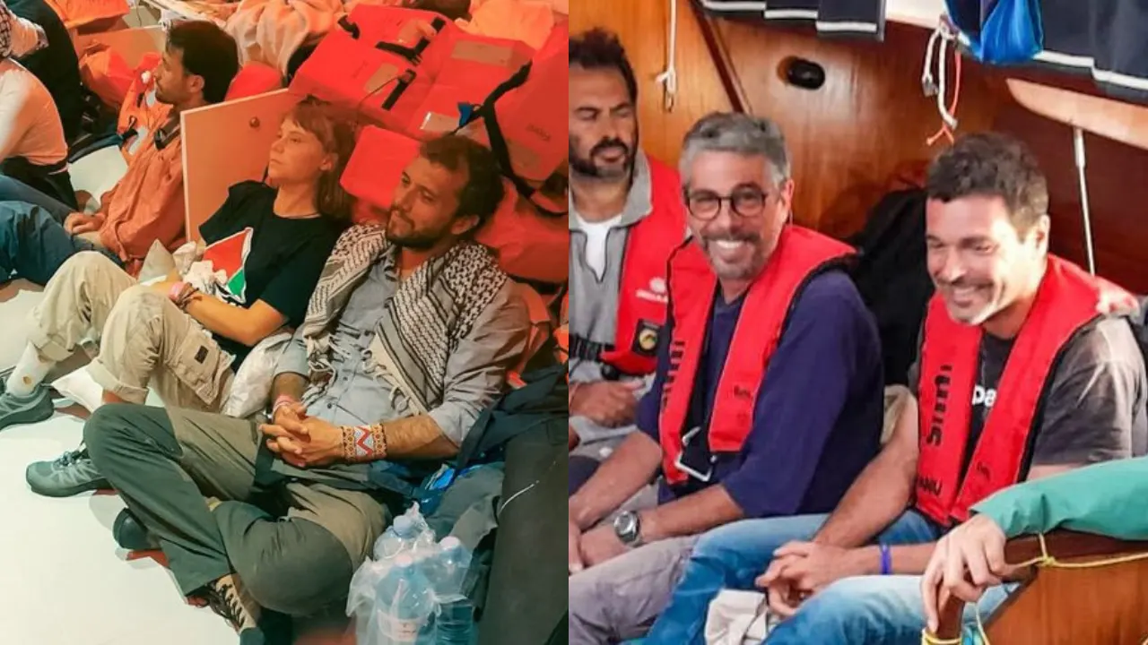 সুমুদ ফ্লোটিলায় আটক কর্মীদের নেওয়া হচ্ছে ইসরায়েলে...