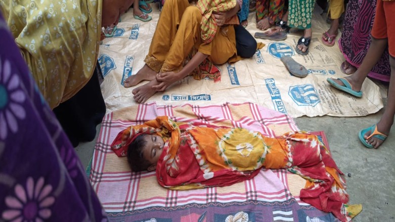 লোহাগড়ায় পানিতে ডুবে শিশুর মৃত্যু